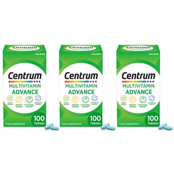 Centrum Advanced Vitamins, 3 x 100 Pack Centrum Advanced Vitamins, 3 x 100 Pack