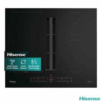 Hisense Hi6 HEH6432BSCWF 60cm Induction Hob in Black, For External / Recirculation Ventilation