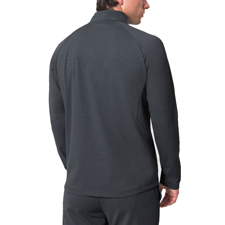 Mondetta Stature Quarter Zip Sweatshirt in Black - Medium