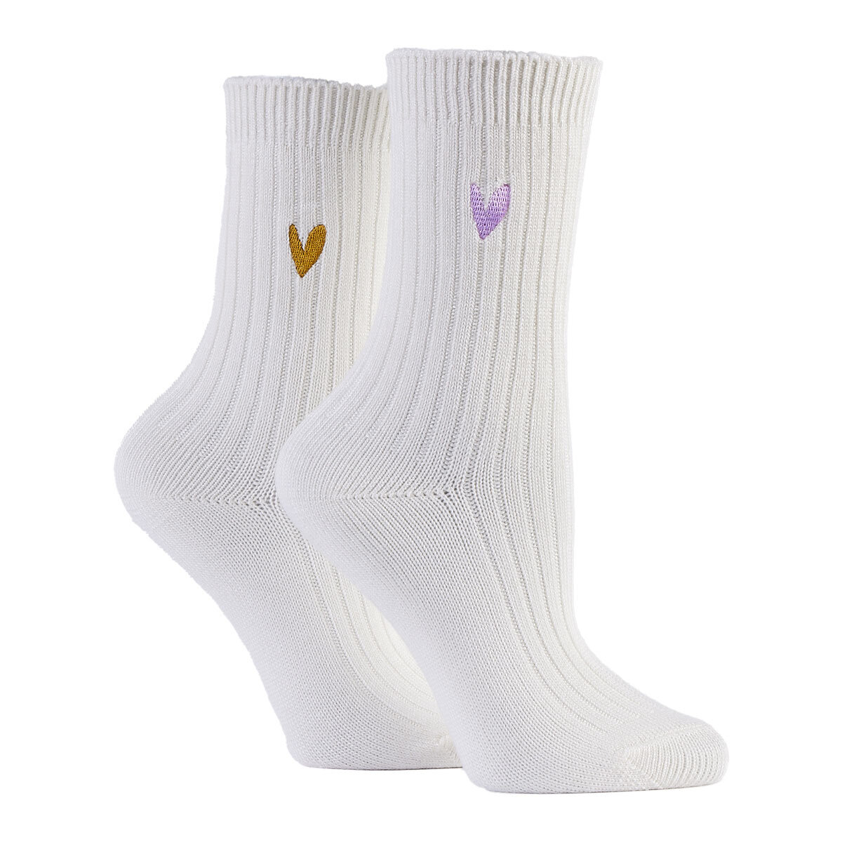 Caroline Gardner Ladies Bamboo Leisure Sock 6 Pack in Pink