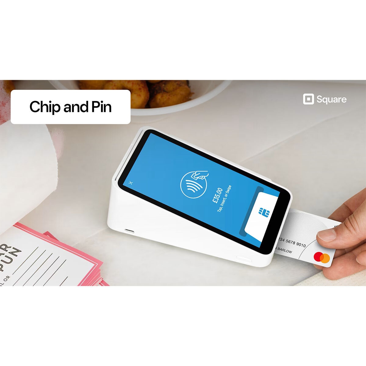 Buy Square All-In-One Payment Terminal & Paper Bundle Machine & Paper Image at costco.co.uk