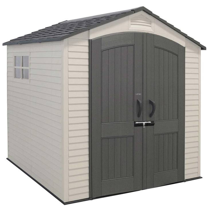 Lifetime 7ft x 7ft (2.1 x 2.1m) Outdoor Storage Shed Costco UK