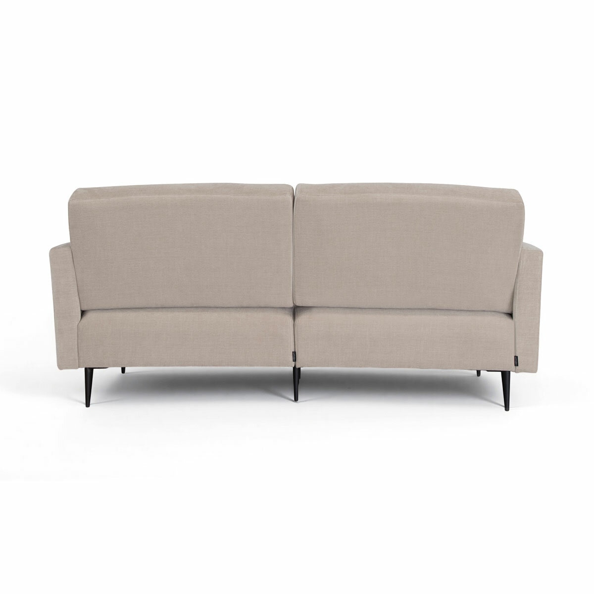 MOONAP Monroe Beige Fabric 3 Seater Sofa