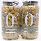 Manzanilla Olive Co. Pitted Green Manzanilla Olives, 2 x 940g