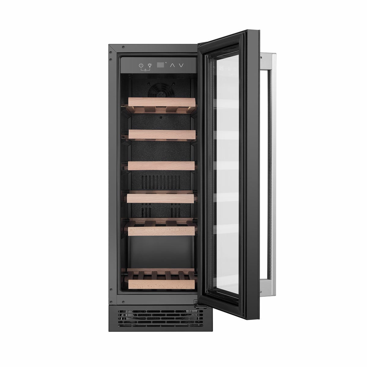 Hisense RW058B3ABGF, 19 Bottle Freestanding, Single Zone Wine Cooler, G Rated in Black Hisense RW058B3ABGF, 19 Bottle Freestanding, Single Zone Wine Cooler, G Rated in Black