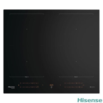 Hisense Hi8 HI6443BSCWF 60cm Induction Hob with Area Flex, in Black