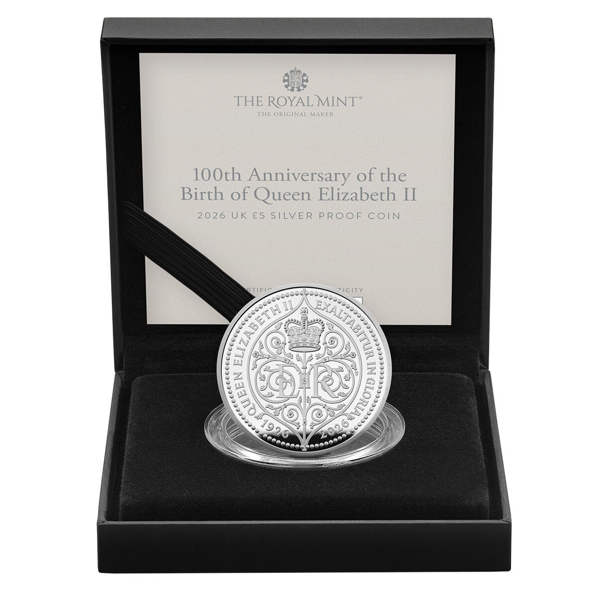 100th Anniversary of the Birth of Queen Elizabeth II 2026 UK £5 Silver Proof Coin 100th Anniversary of the Birth of Queen Elizabeth II 2026 UK £5 Silver Proof Coin