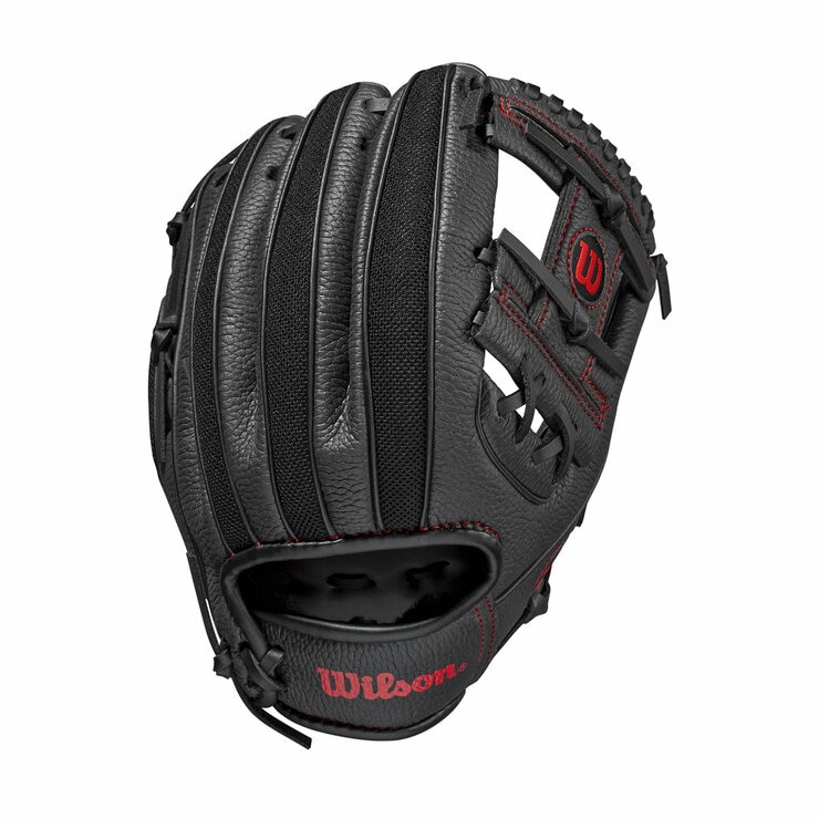 Studio image of the Wilson A200 10inch Junior Glove from the back