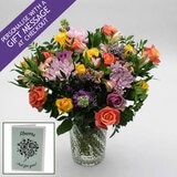 35 Stem Mixed Mother's Day Flower Bouquet with Greetings Card