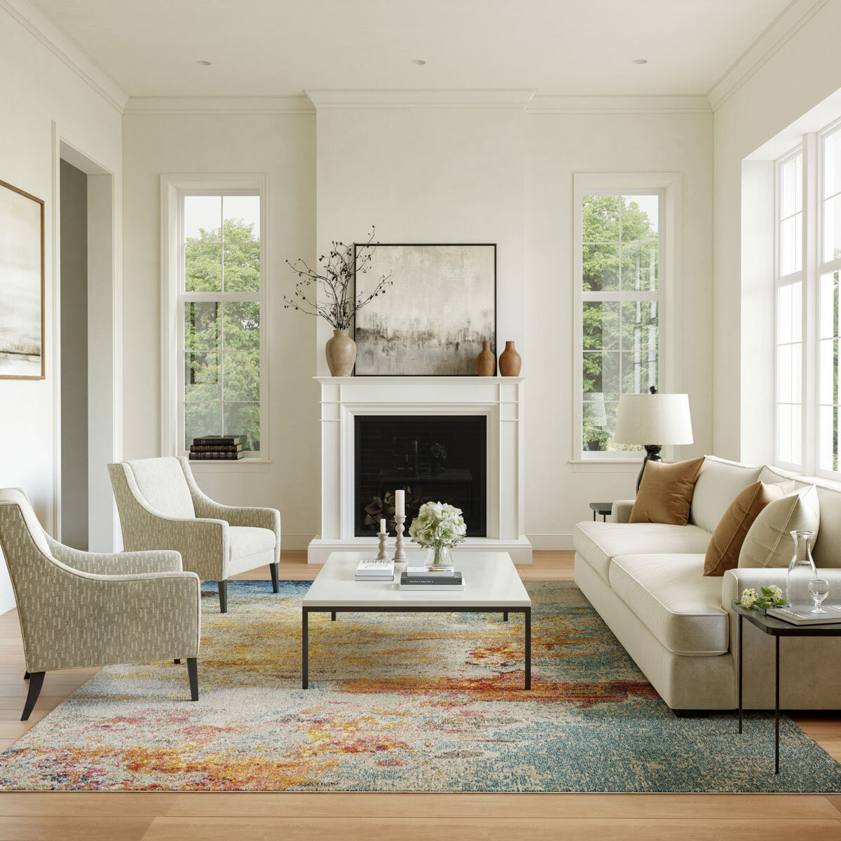 Celestial Sealife Rug in 4 Sizes