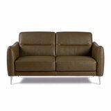 Nicoletti Jupiter Taupe Leather 2 Seater Sofa Nicoletti Jupiter Taupe Leather 2 Seater Sofa
