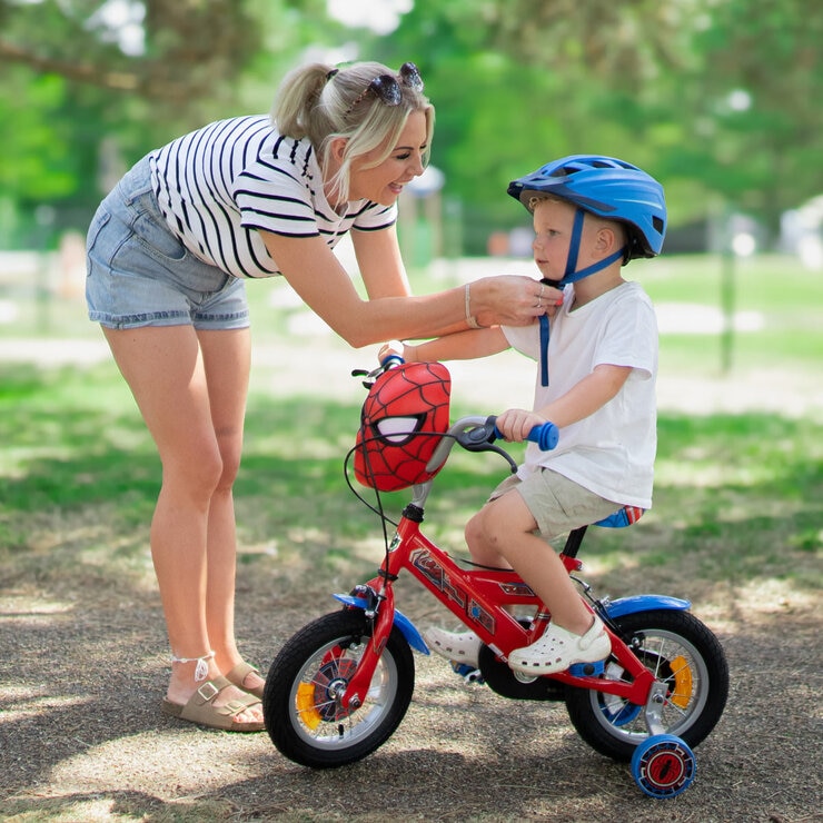 Huffy Marvel Spider-Man BMX Bike 12" Wheel (8" Frame) in Red
