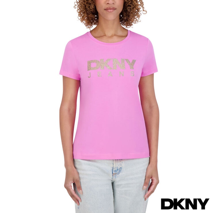 DKNY Ladies Fashion Tee in Pink DKNY Ladies Fashion Tee in Pink