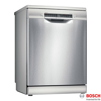 Bosch SMS4HMI00G Series 4 Freestanding Dishwasher, 14 Place Setting, D Rated in Inox