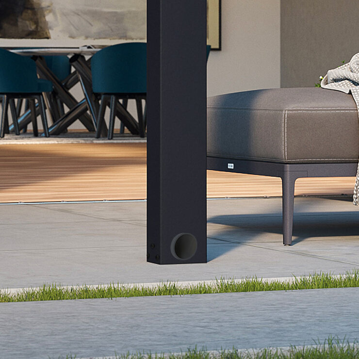 Palram Canopia Stockholm 11ft 2" x 24ft (3.4 x 7.3m) Aluminium Patio Cover