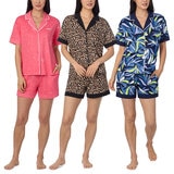 DKNY Ladies Notch Collar 3 Piece PJ Set