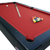Roberto Sports first pool table red
