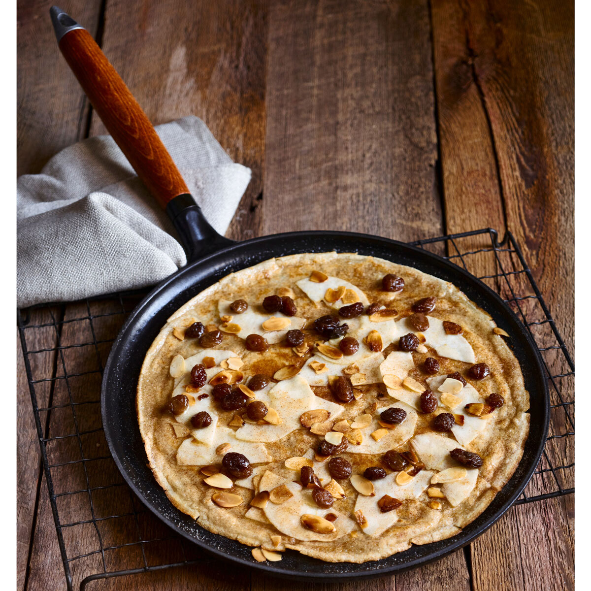 Staub Cast Iron 28cm Black Pancake Pan Costco UK