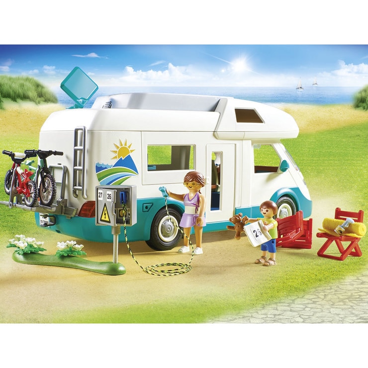 Playmobil Family Fun Camper Van Model 70088 (4+ Years) Costco UK
