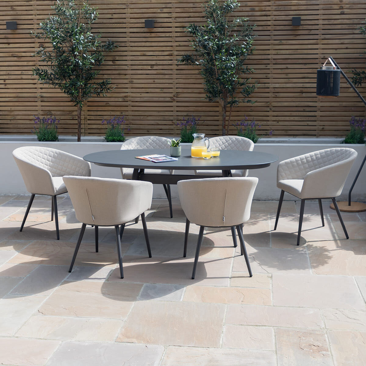Maze Ambition 7pc oval dining set
