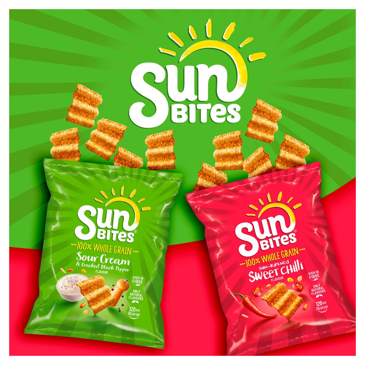 Walkers Crisps Sunbites Assorted Pack, 24 x 25g