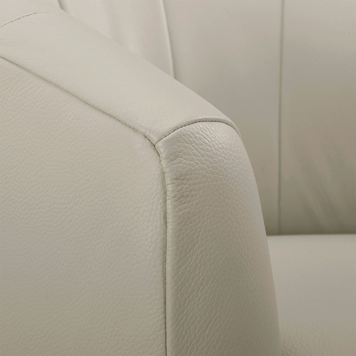 Natuzzi Cream Leather Swivel Accent Chair Costco UK