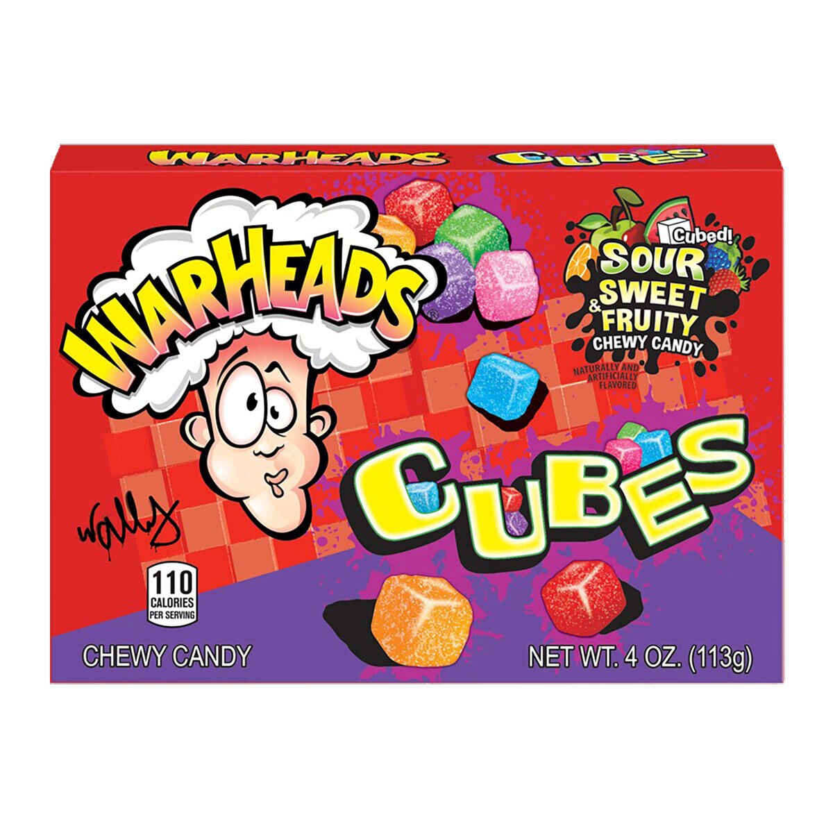 World of Sweets Warheads Cubes, 113g