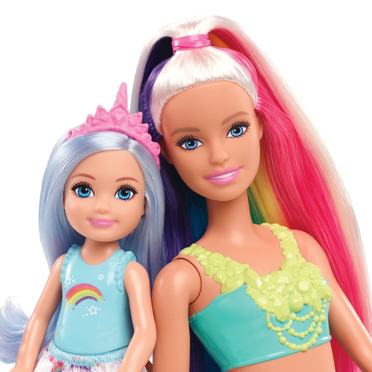 Dreamtopia barbie close up on white background