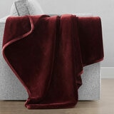 Coco Plush Throw in Red, 152 x 177 cm Coco Plush Throw in Red, 152 x 177 cm