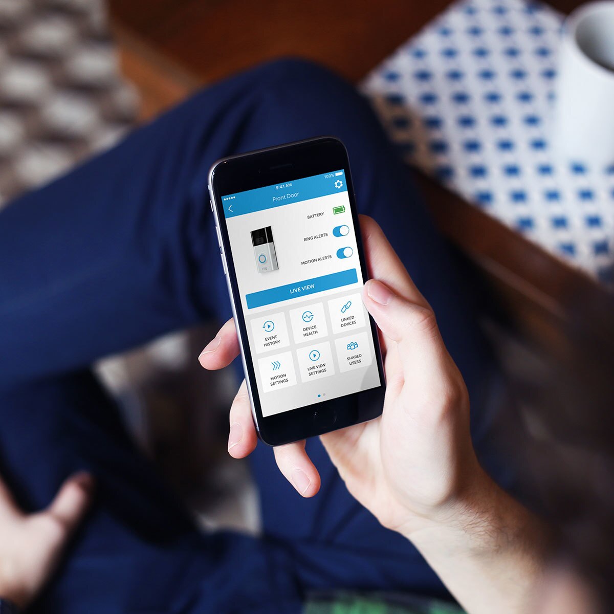 Ring Full HD 1080p Video Doorbell 2 with Chime Costco UK