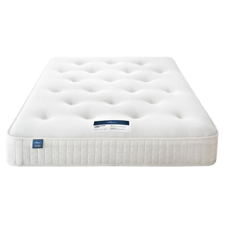 Silentnight 1400 Pocket Ortho Mattress & Slate Grey Divan in 4 Sizes
