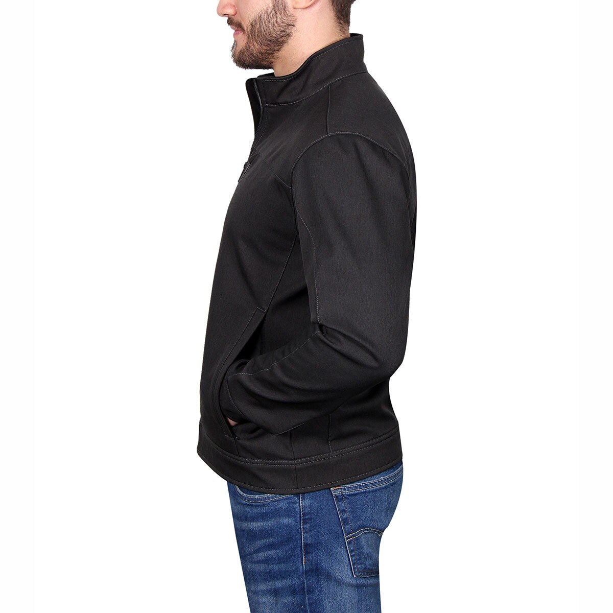 Kirkland Signature Men's Softshell Jacket in Black Costco UK