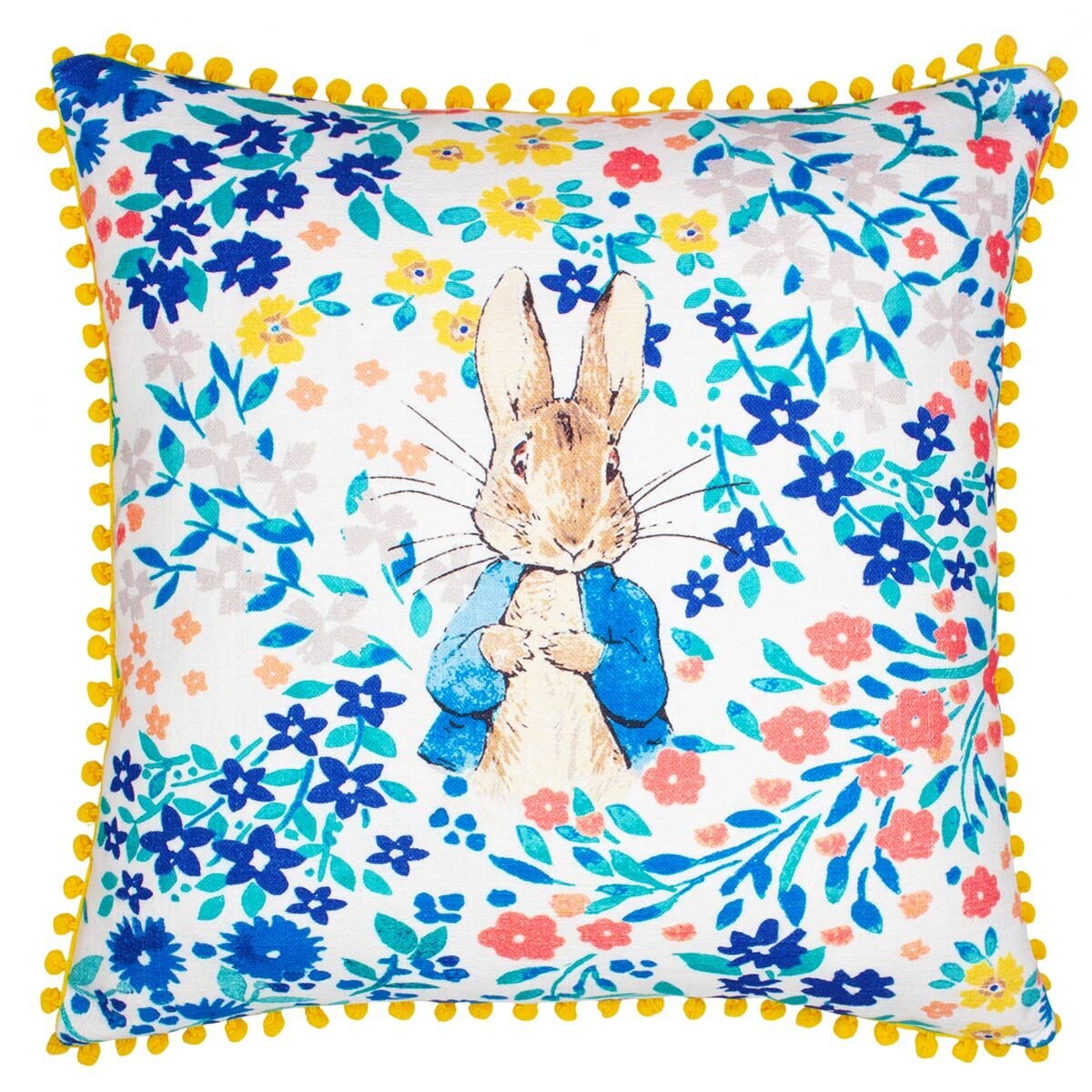 PETER RABBIT FLORELLI CUSHION 45X45 - FEATHER FILL