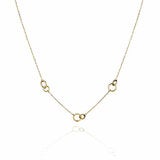14ct Yellow Gold Love Rings Necklace 14ct Yellow Gold Love Rings Necklace