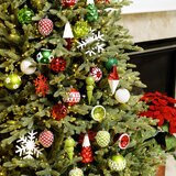 Buy 52 Piece Ornaments in Green Lifestyle Image at Costco.co.uk