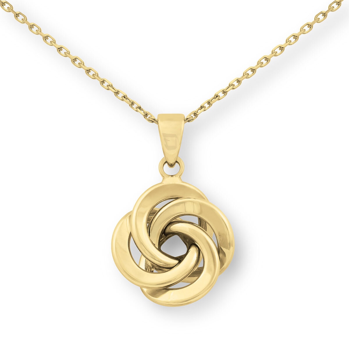 14ct Yellow Gold Love Knot Pendant