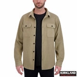 Kirkland Signature Men's Shirt Jacket in Tan