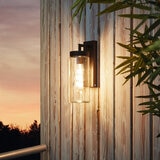 EGLO Bovolone 1-Light Modern Black Exterior Wall Lamp EGLO Bovolone 1-Light Modern Black Exterior Wall Lamp