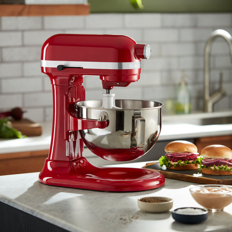 KitchenAid Stand Mixer Empire Red Lifestyle Image