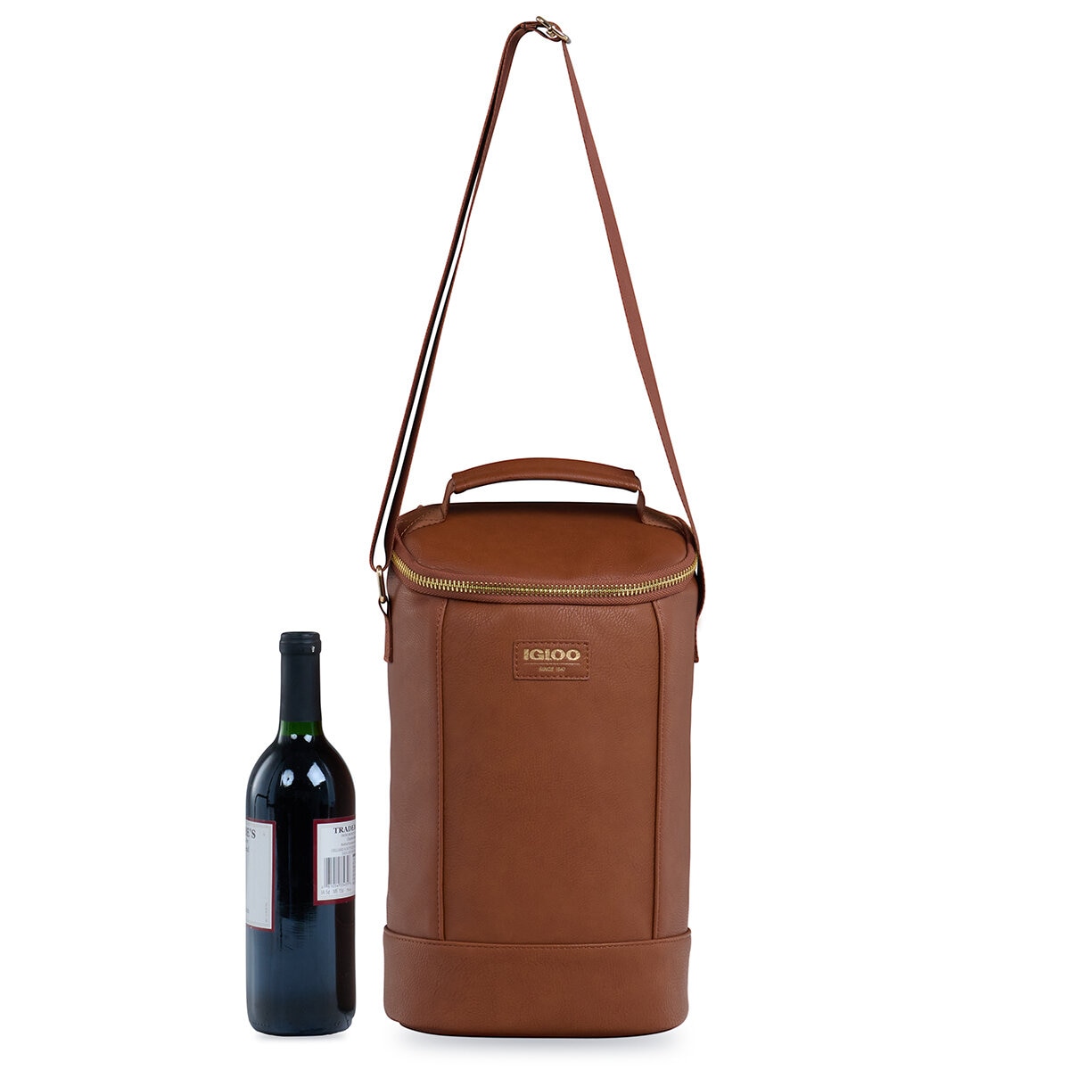 Igloo Wine Tote Cognac