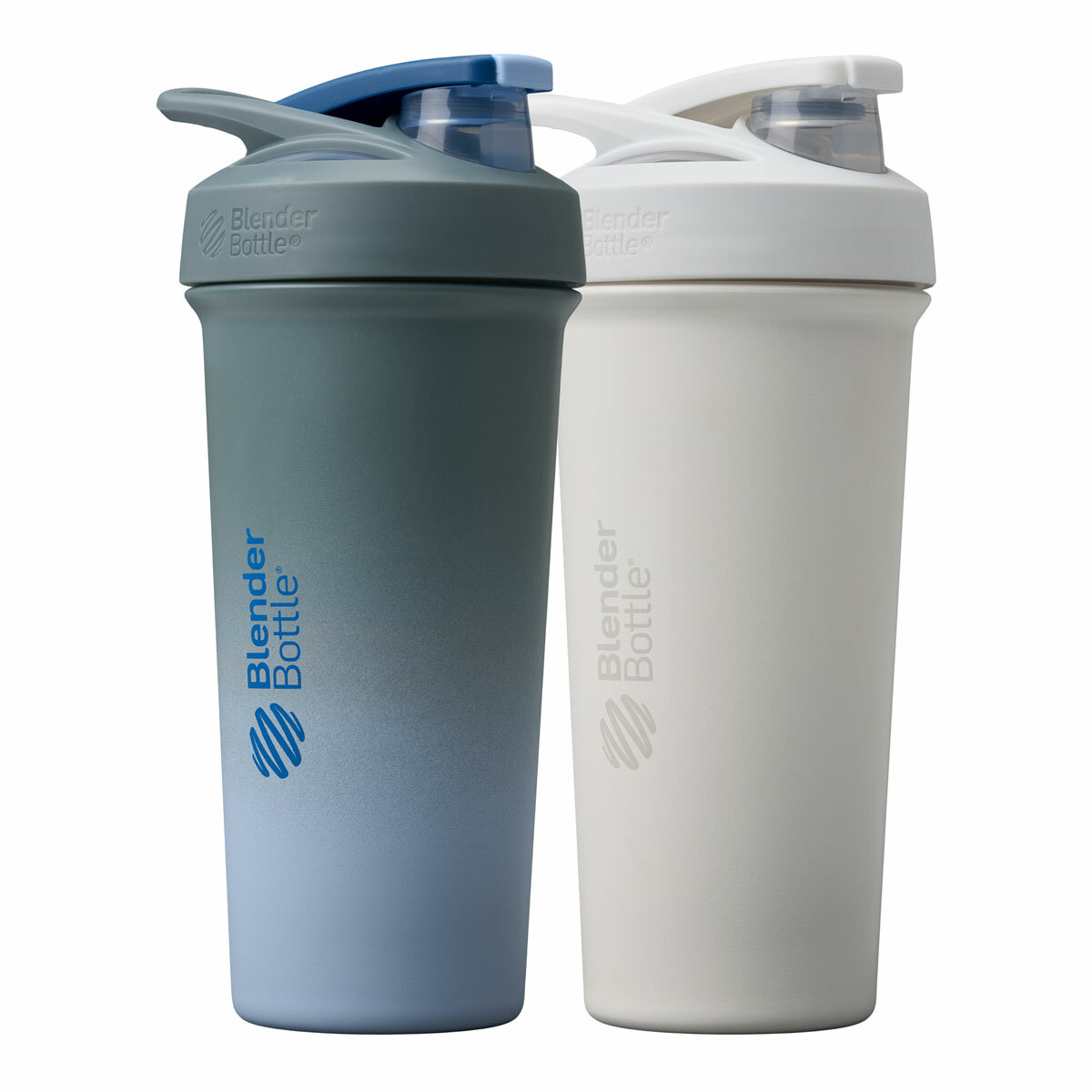 BlenderBottle Strada Stainless Steel Shaker Bottle, 740ml, 2 Pack in 2 Colour Sets
