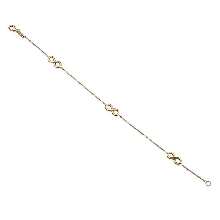 14ct Yellow Gold Infinity Bracelet 14ct Yellow Gold Infinity Bracelet