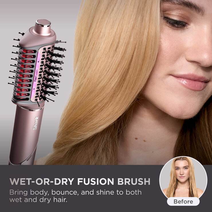 Shark FlexFusion Air Styler & Dryer's Wet or Dry fusion Brush