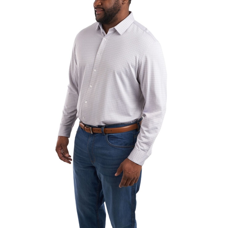 Kirkland Signature Men's Knit Dress Shirt