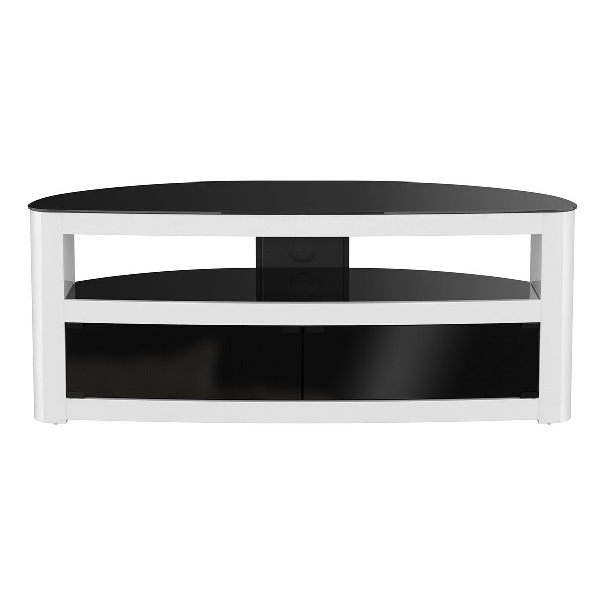 AVF Burghley 1250 TV Stand for TVs up to 65", White