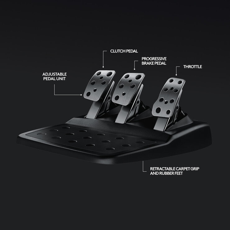 Logitech Pedals, detailed features