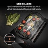 Hisense Hi6 HEH8432BSCWF 83cm Induction Hob with Bridge Zone in Black For External / Recirculation Ventilation