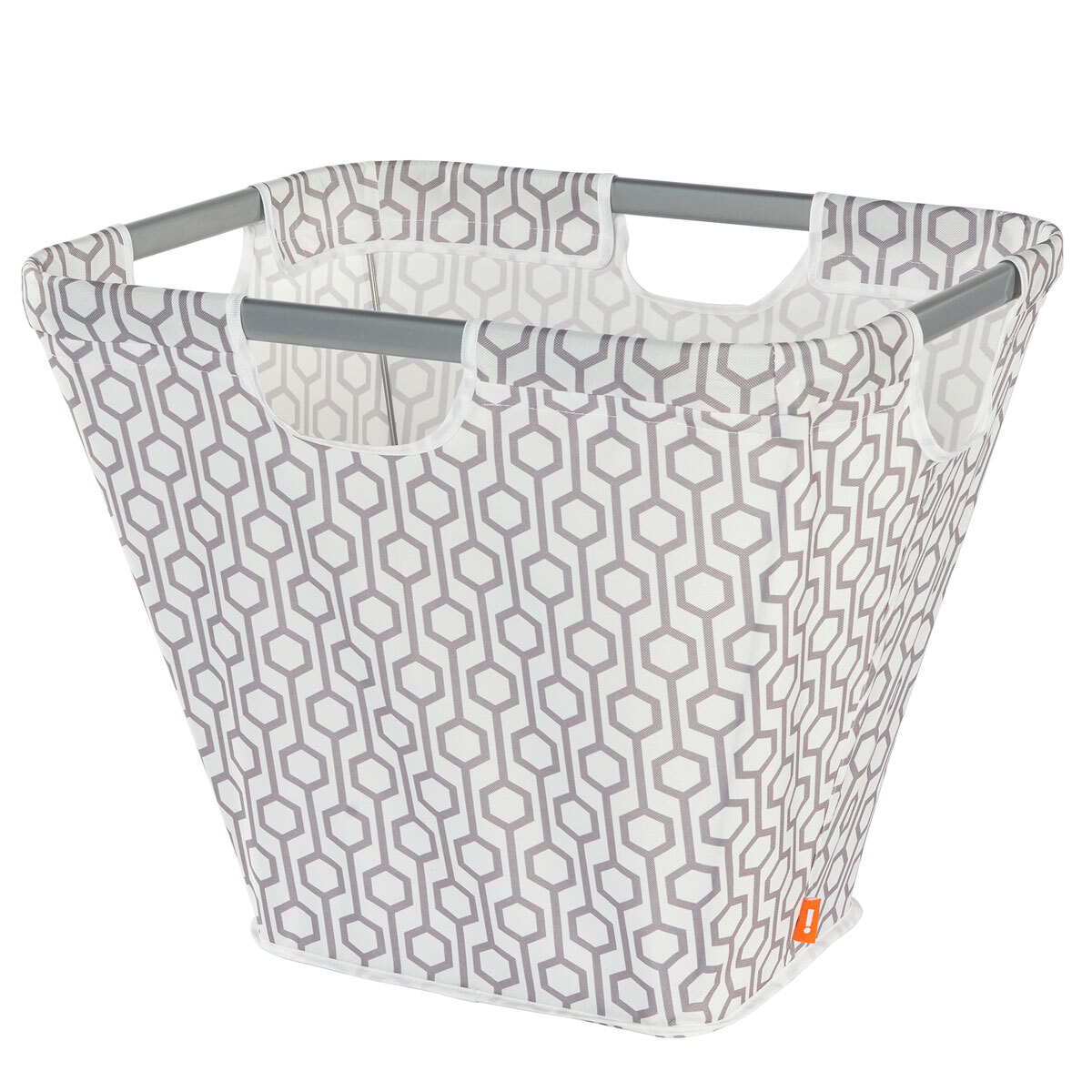 Neatfreak Metal Frame Portable Laundry Basket, 2 Pack in Grey