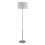 Delta Polished Chrome Floor Lamp with Shade