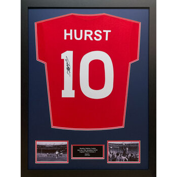 Sir Geoff Hurst Signed England 1966 Football Shirt